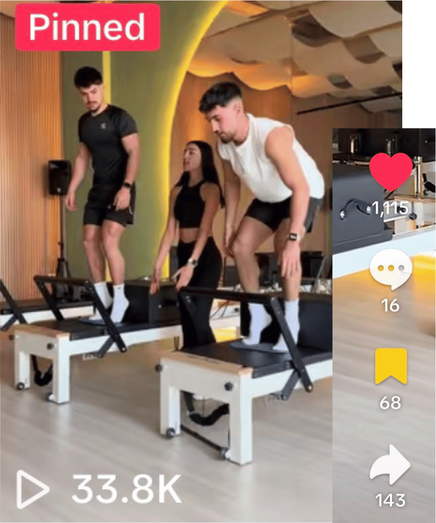 צילום מסך מטיקטוק: סרטון מעמוד של לקוח עם 33.8 אלף צפיות